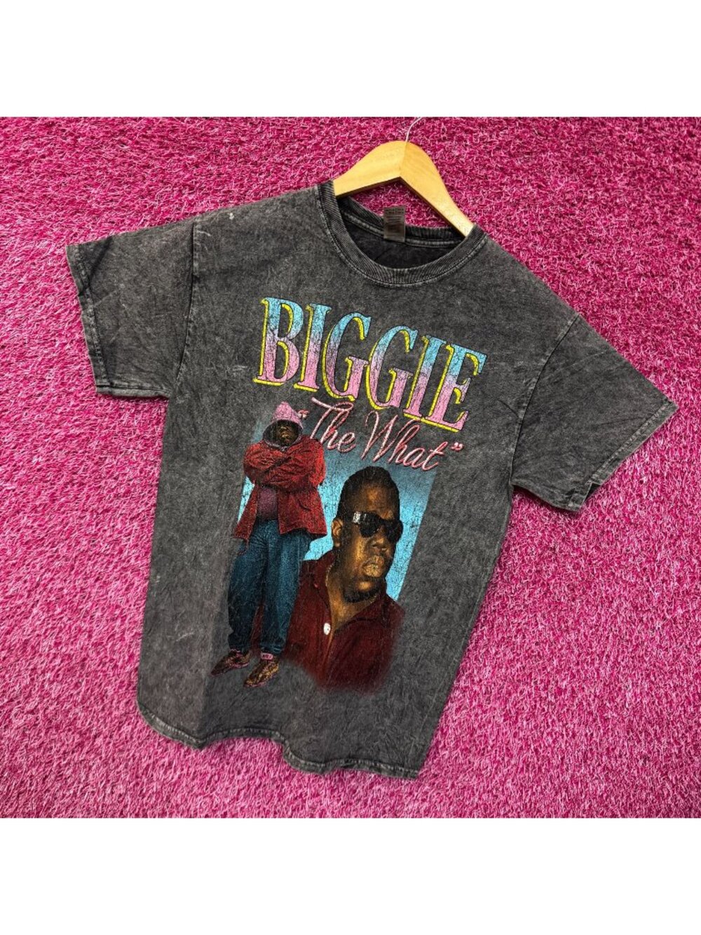 Biggie Smalls The What Ready to Die Album Art Hip Hop Tee M